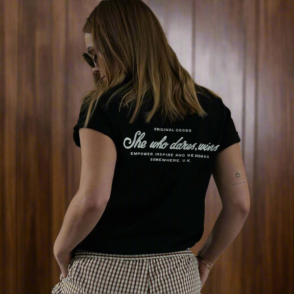 Heavy Weight Original Goods Black Tee