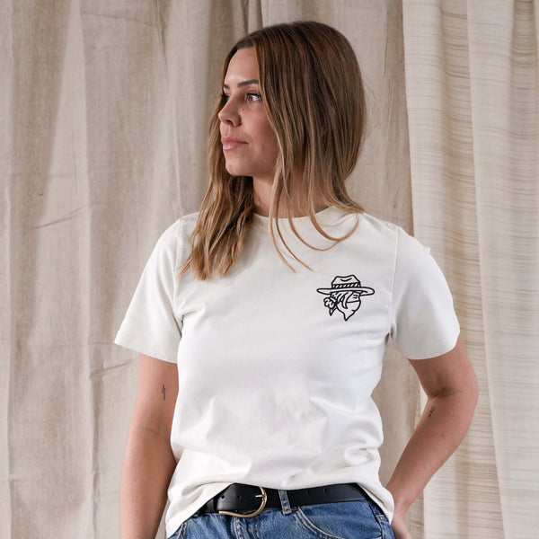 Heavy Weight Original Goods Cream T-shirt