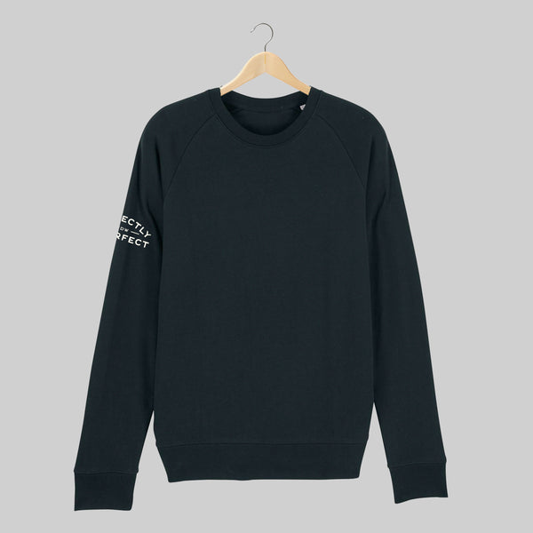 Perfectly Imperfect Black Sweatshirt