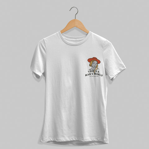 Grey Lady White Tee