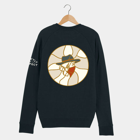 Perfectly Imperfect Black Sweatshirt