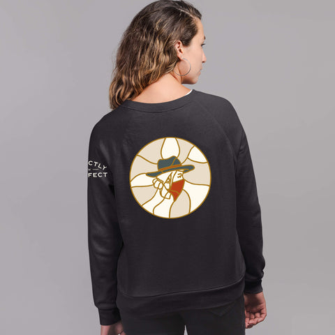 Perfectly Imperfect Black Sweatshirt