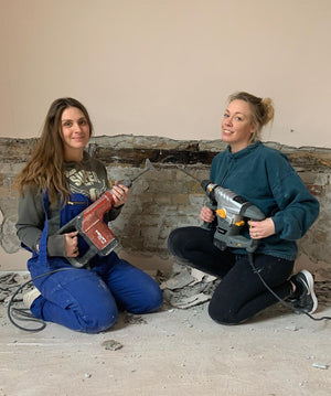 Kate and Ella, plasterers, property developers, and sisters-in-law killing it in their trade!