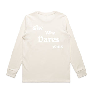 Iron Will Ecru Long Sleeve T-shirt