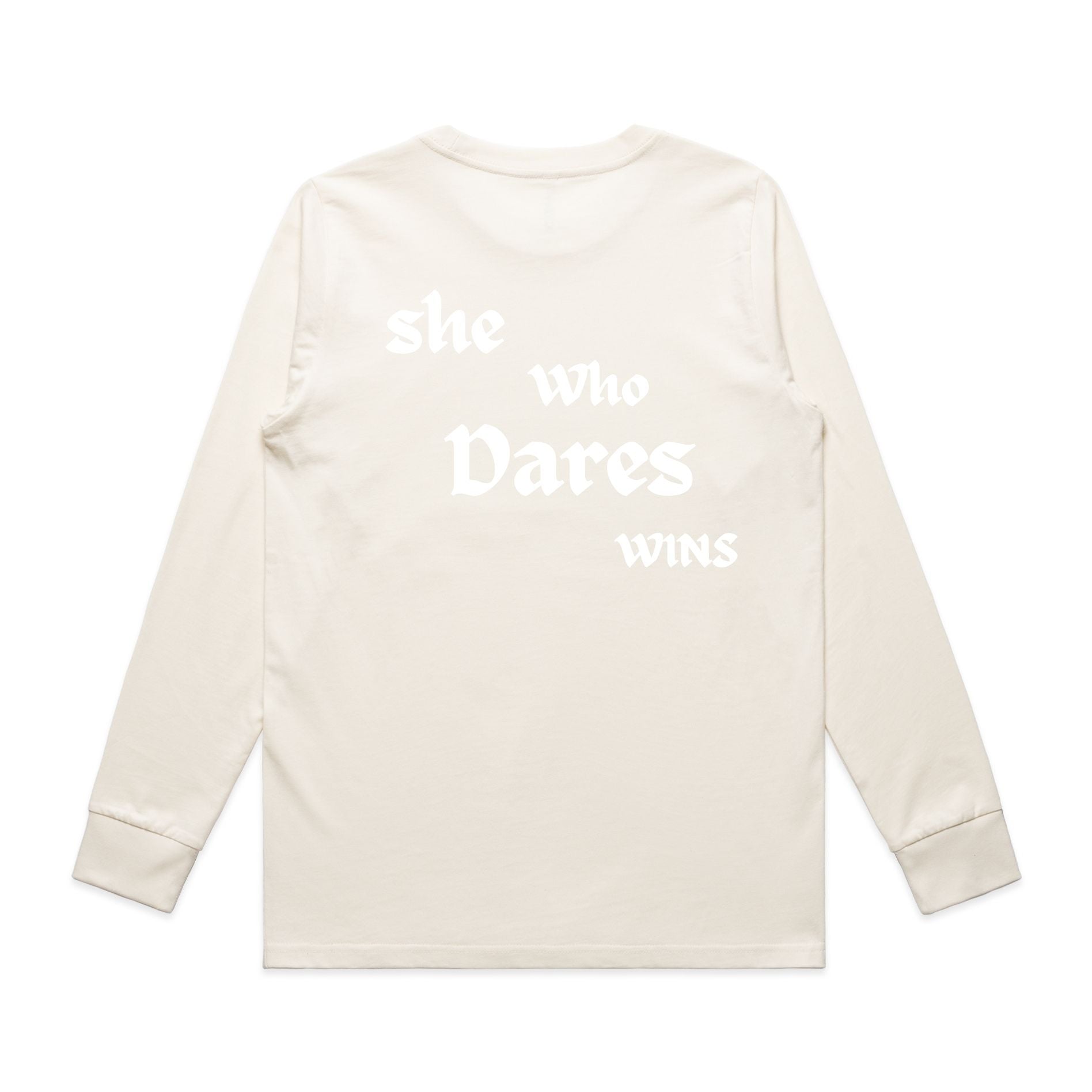 Gothic Ecru Long Sleeve T-shirt