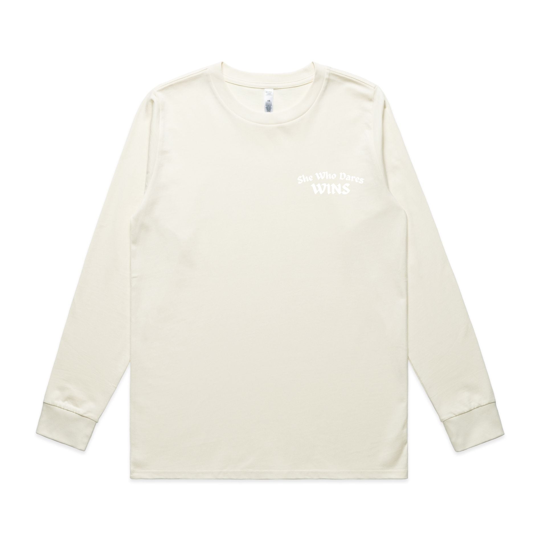 Gothic Ecru Long Sleeve T-shirt