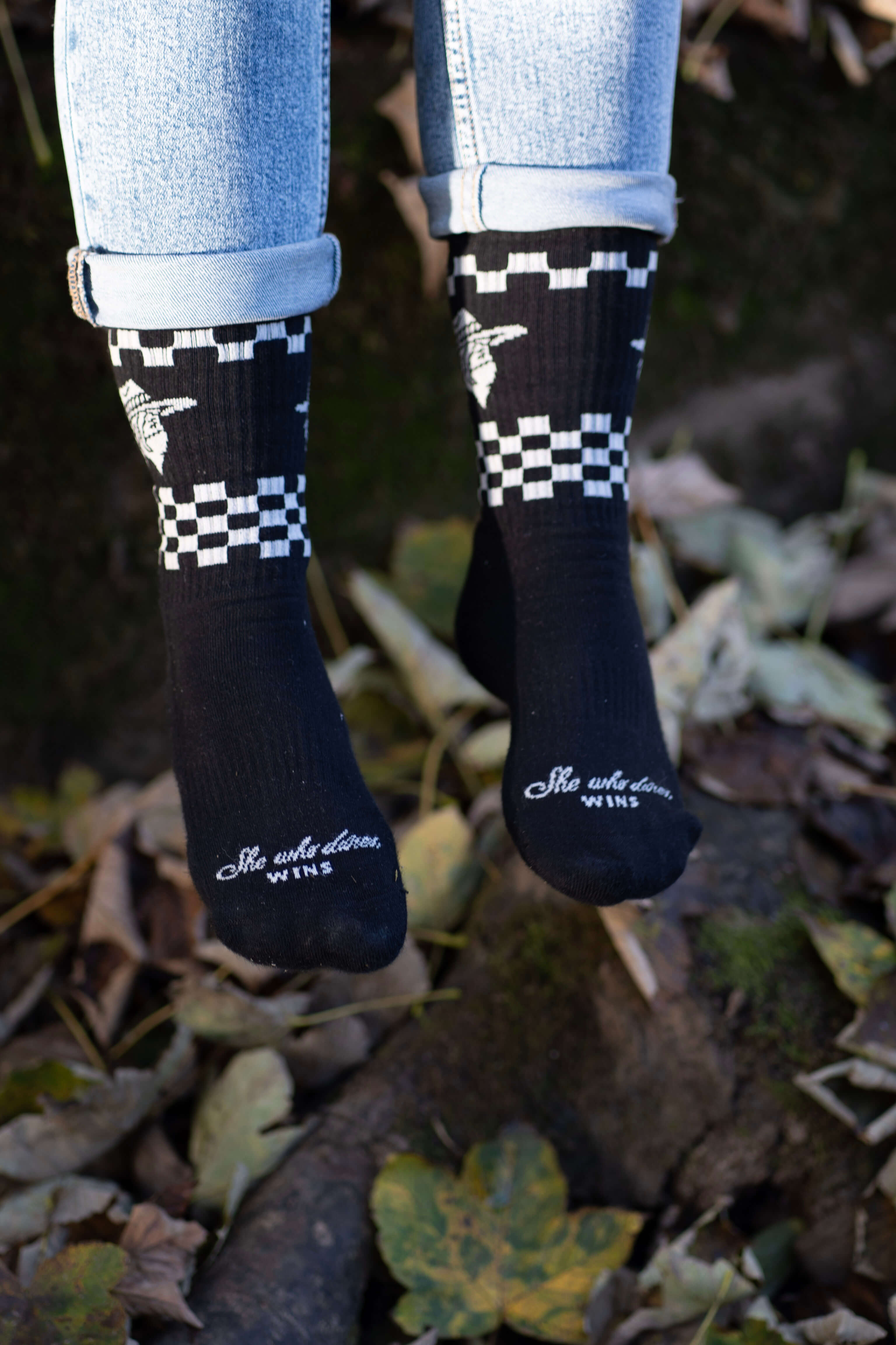 3 PACK! Checkered Crew Sports Socks (size 3-8)