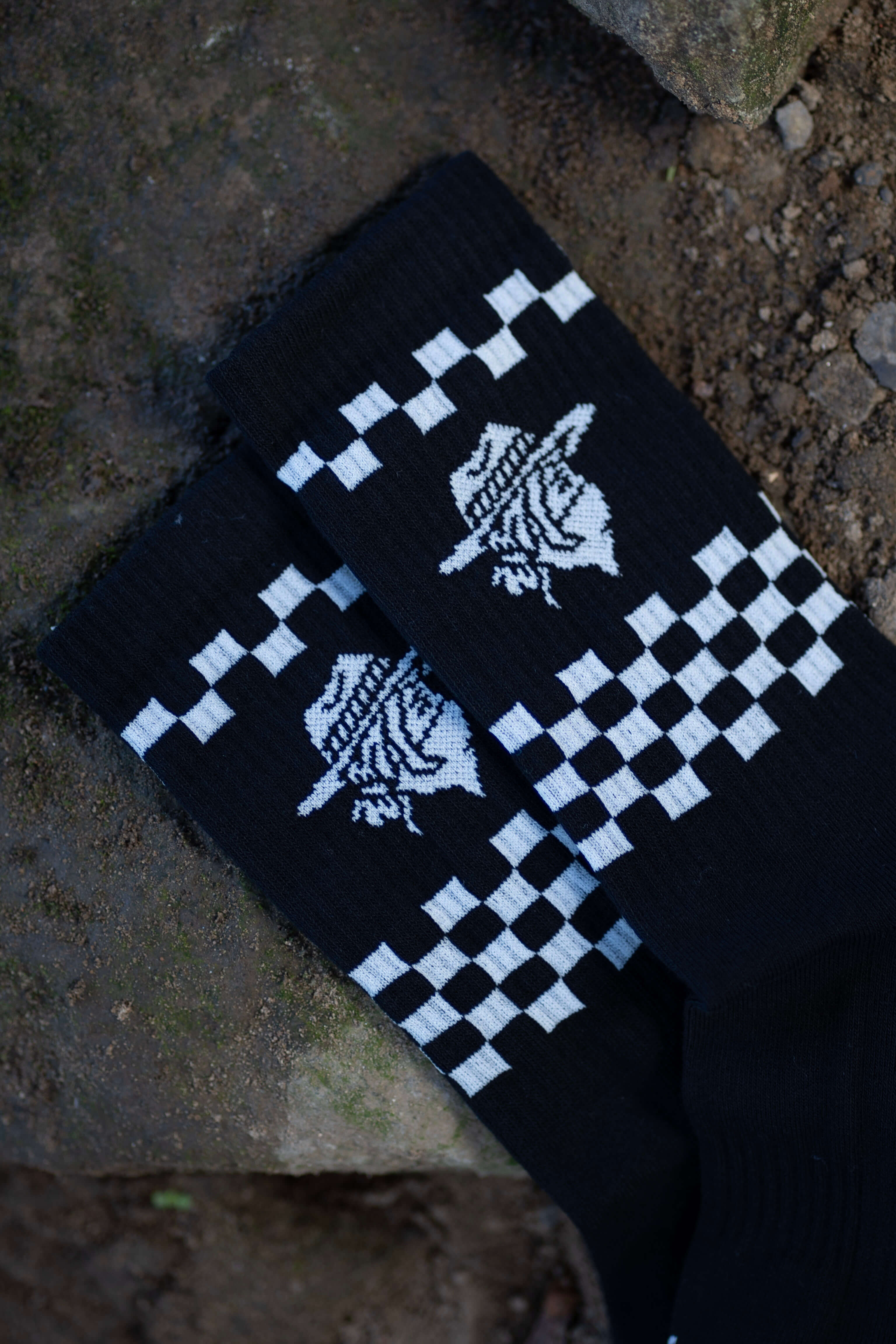 3 PACK! Checkered Crew Sports Socks (size 3-8)