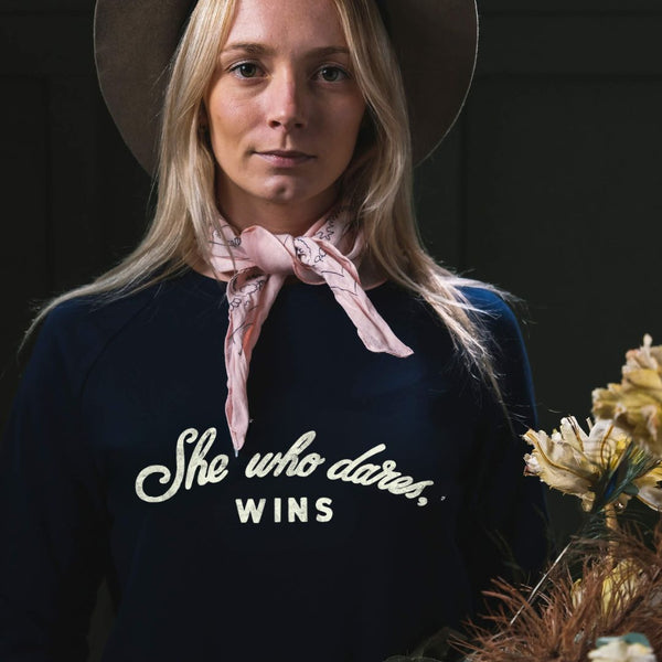 Motto Navy Sweater