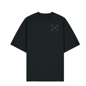 She conquered black T-shirt