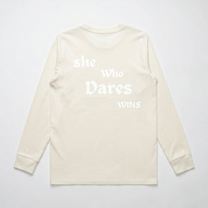 Iron Will Ecru Long Sleeve T-shirt