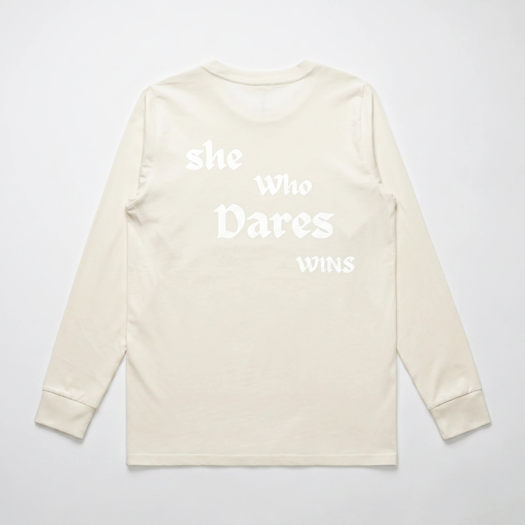 Iron Will Ecru Long Sleeve T-shirt