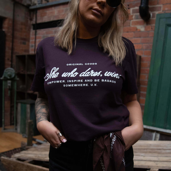 Original Goods T-shirt Plum