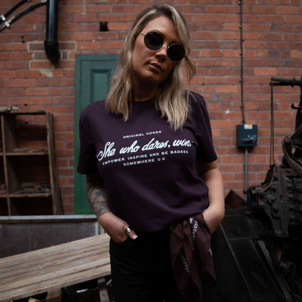 Original Goods T-shirt Plum