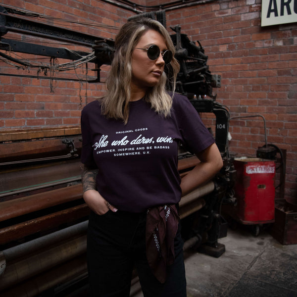 Original Goods T-shirt Plum