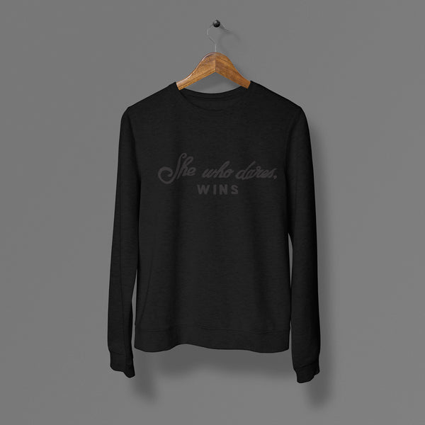 Subtle Logo Crew Sweater