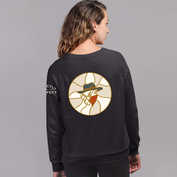 Perfectly Imperfect Black Sweatshirt